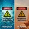 Signmission Hazardous Materials Danger Sign, Vinyl Decal, 5in W x 7in L, 2PK OS-2PACK-DS-D-57-V-1315 - alternate 2